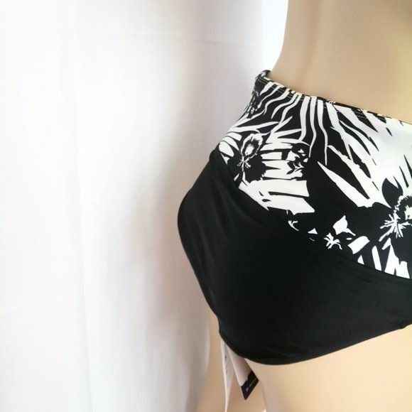 Nwt $36 PANACHE High Waist Swim Bikini Bottom Sz S - Picture 5 of 9